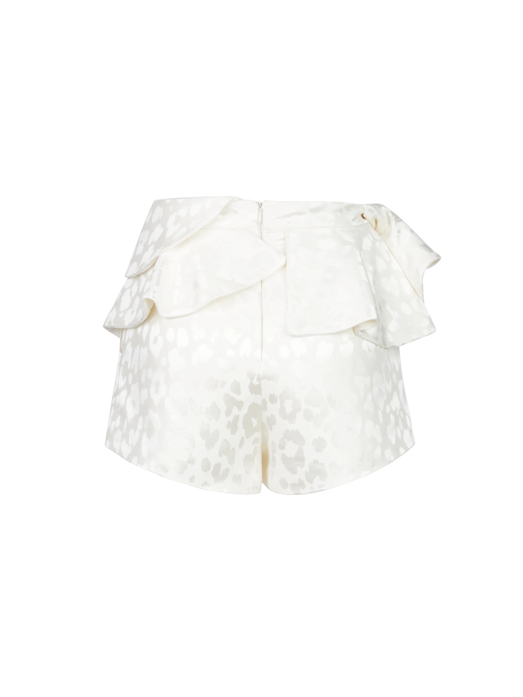 ANIMALIER RUFFLED SHORTS - Image 5