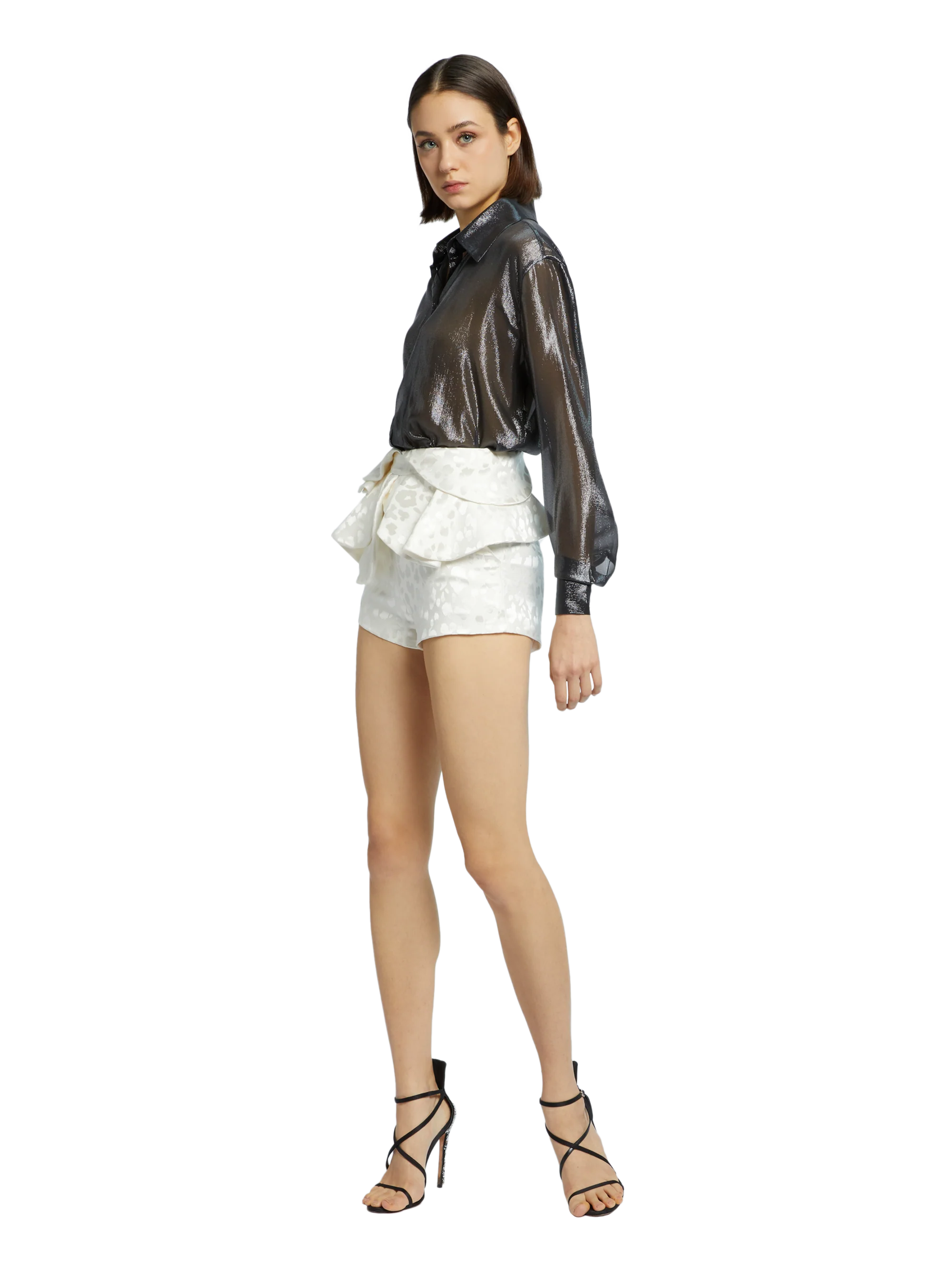 BOXY SHIRT CHIFFON LUREX - Image 6