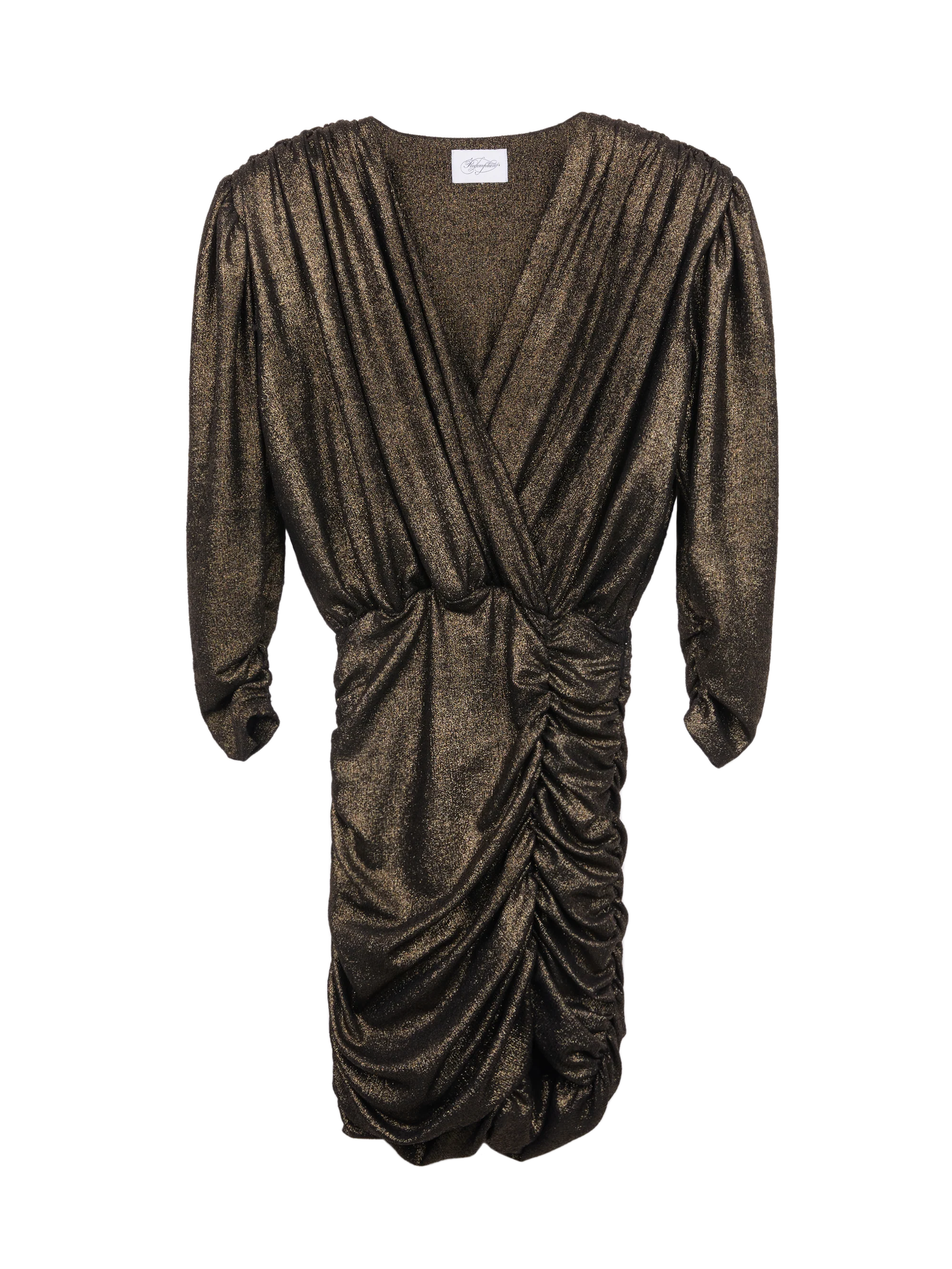 DRAPED MINI DRESS - Image 3