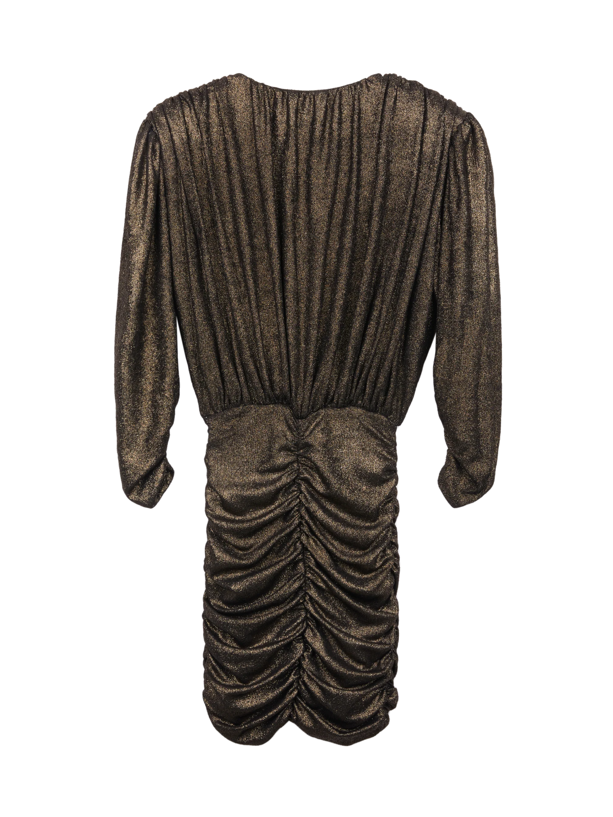 DRAPED MINI DRESS - Image 4