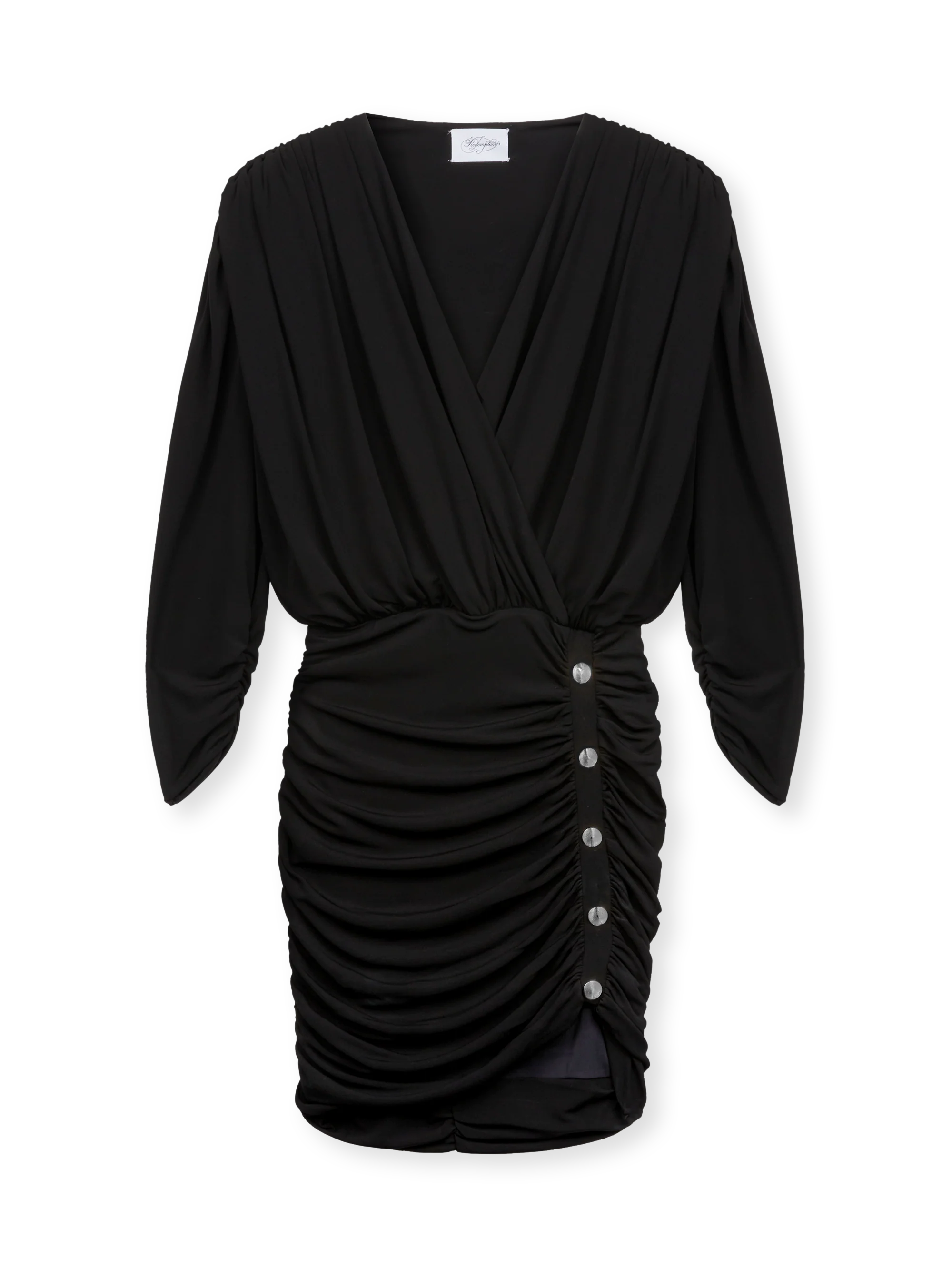DRAPED MINI DRESS - Image 3