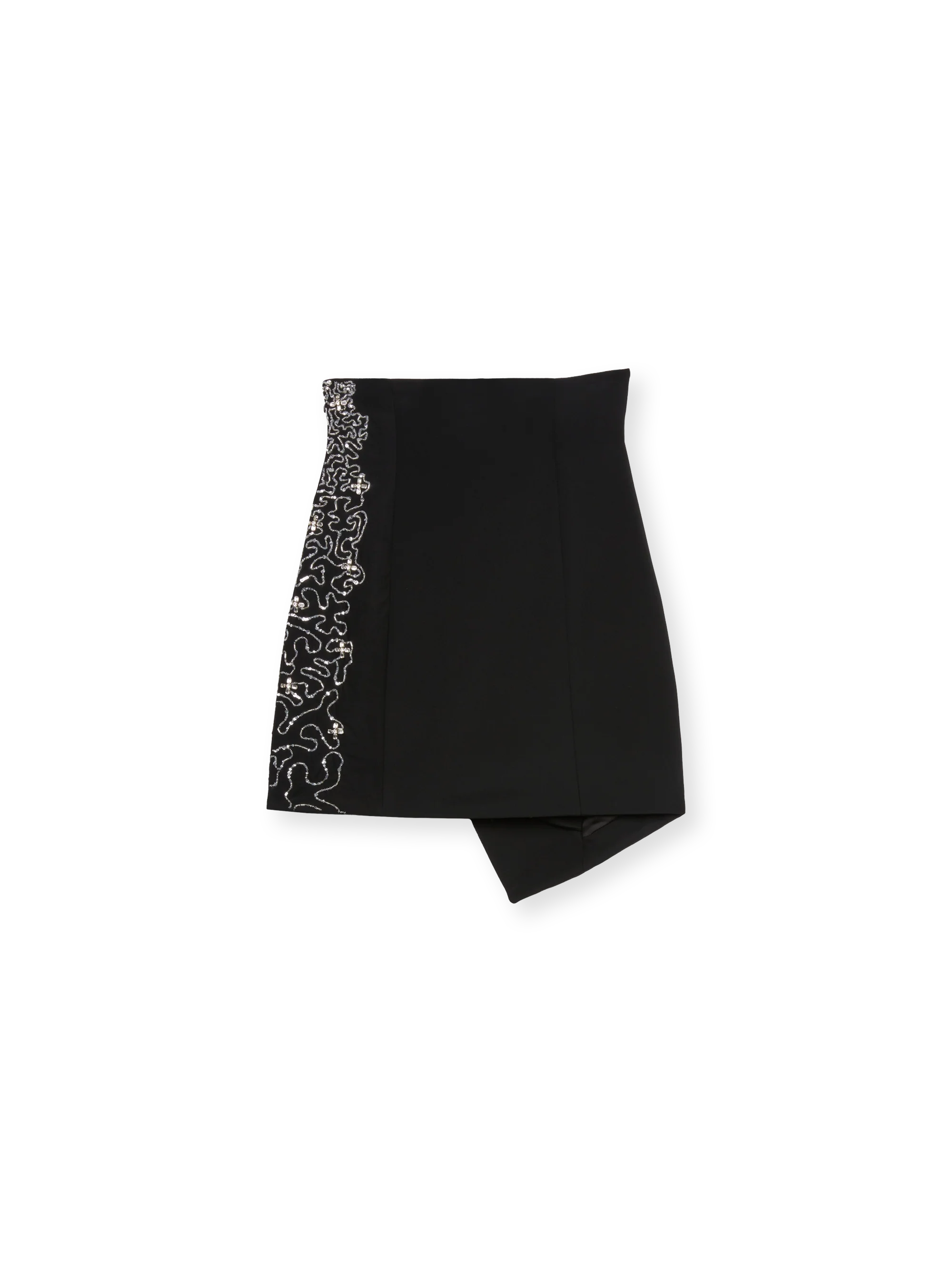 High waist mini skirt with hand embroidery - Image 6