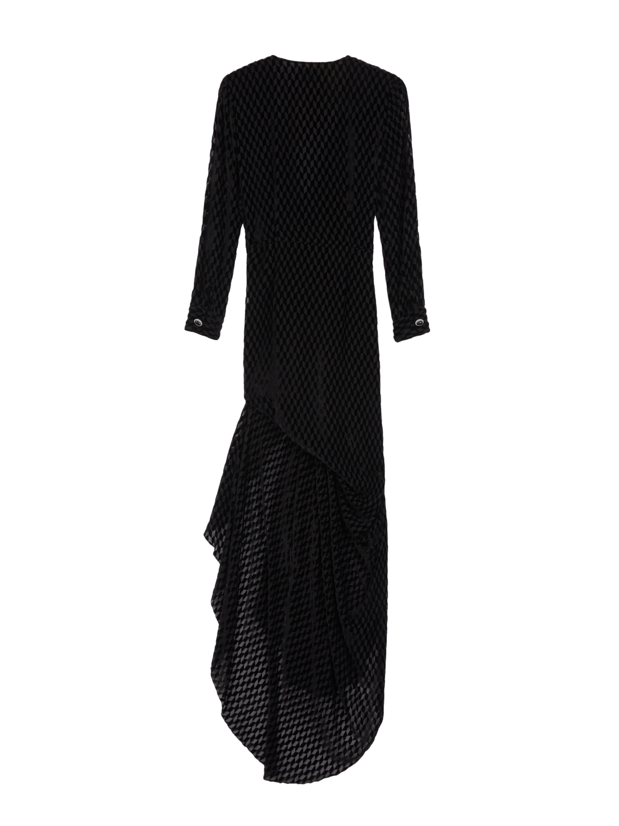 LONG DRAPED DRESS - Image 4
