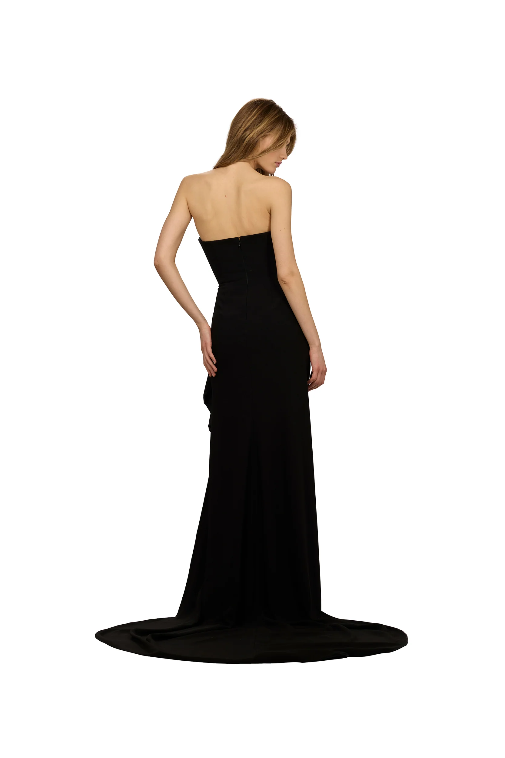 LONG DRESS WITH TRAIN - Image 3