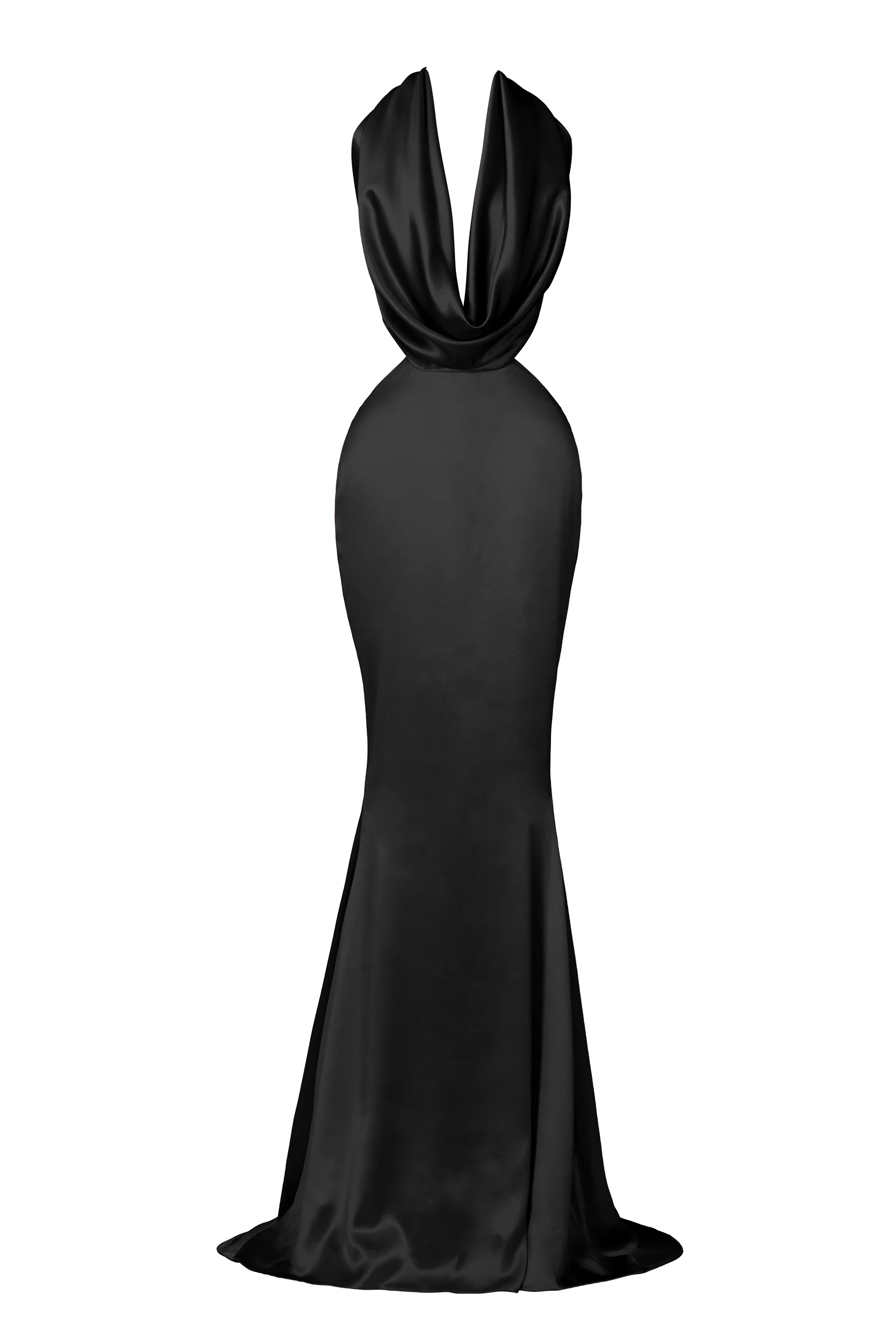 LONG SATIN DRESS - Image 5