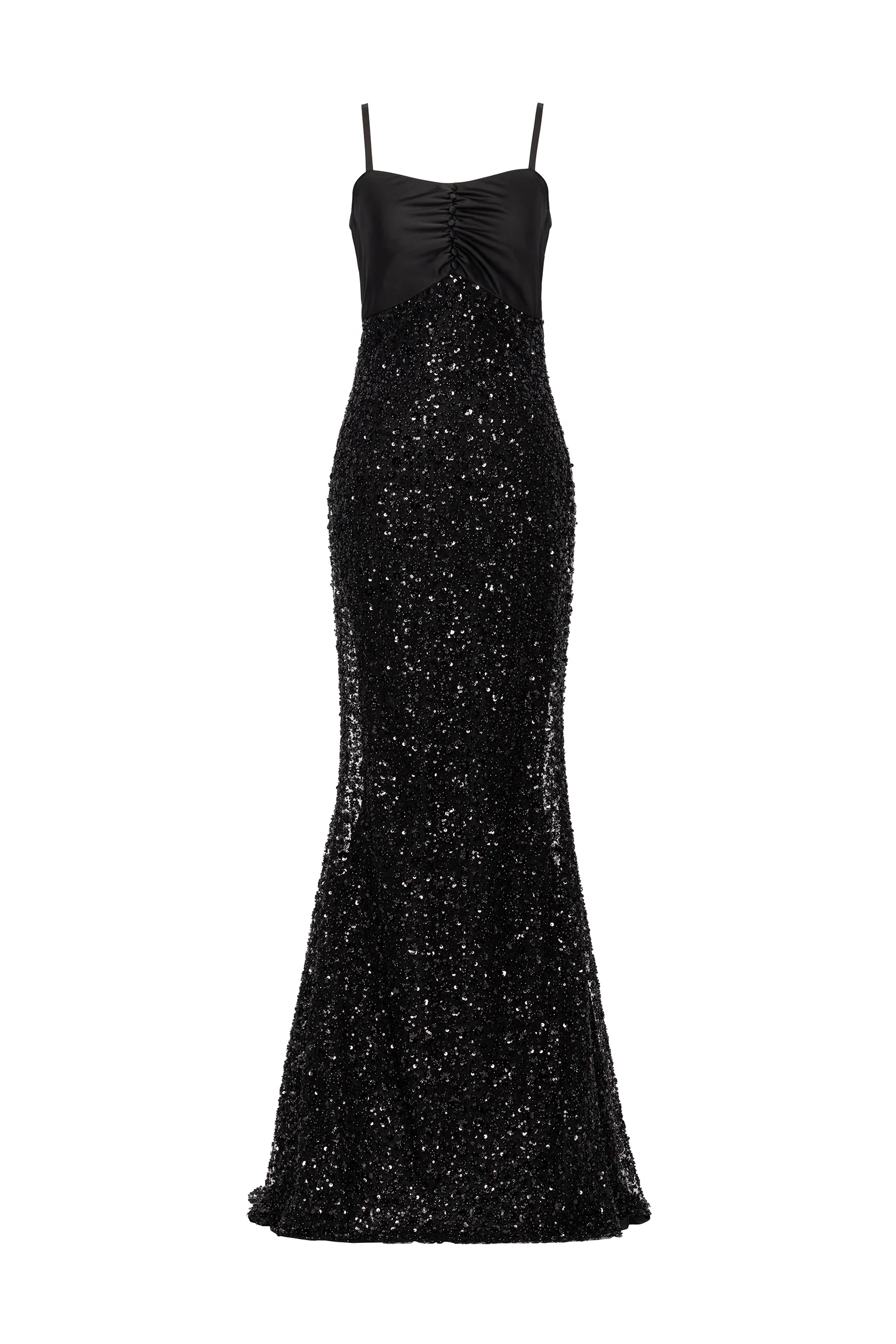 LONG SLIP DRESS WITH BEADS - Image 5