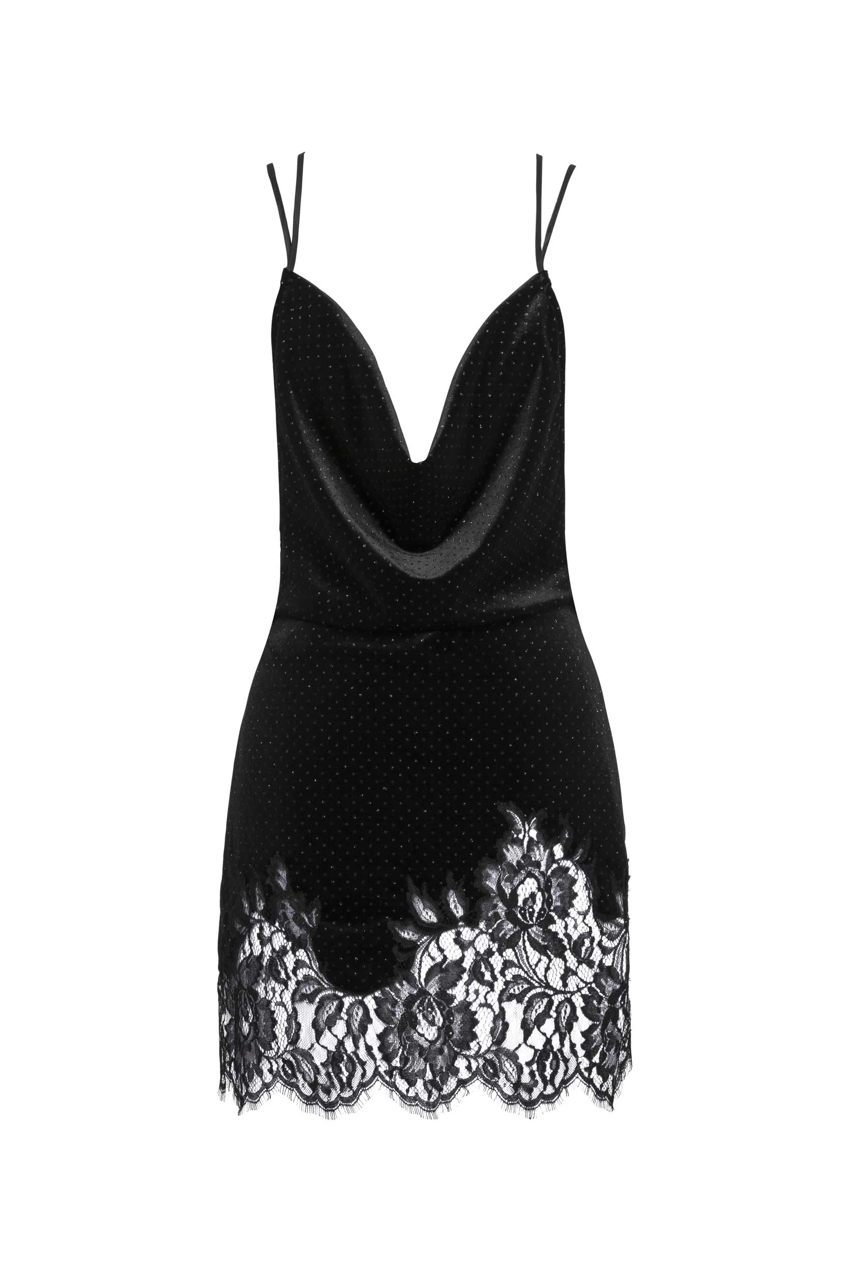 MINI DRESS WITH LACE - Image 5