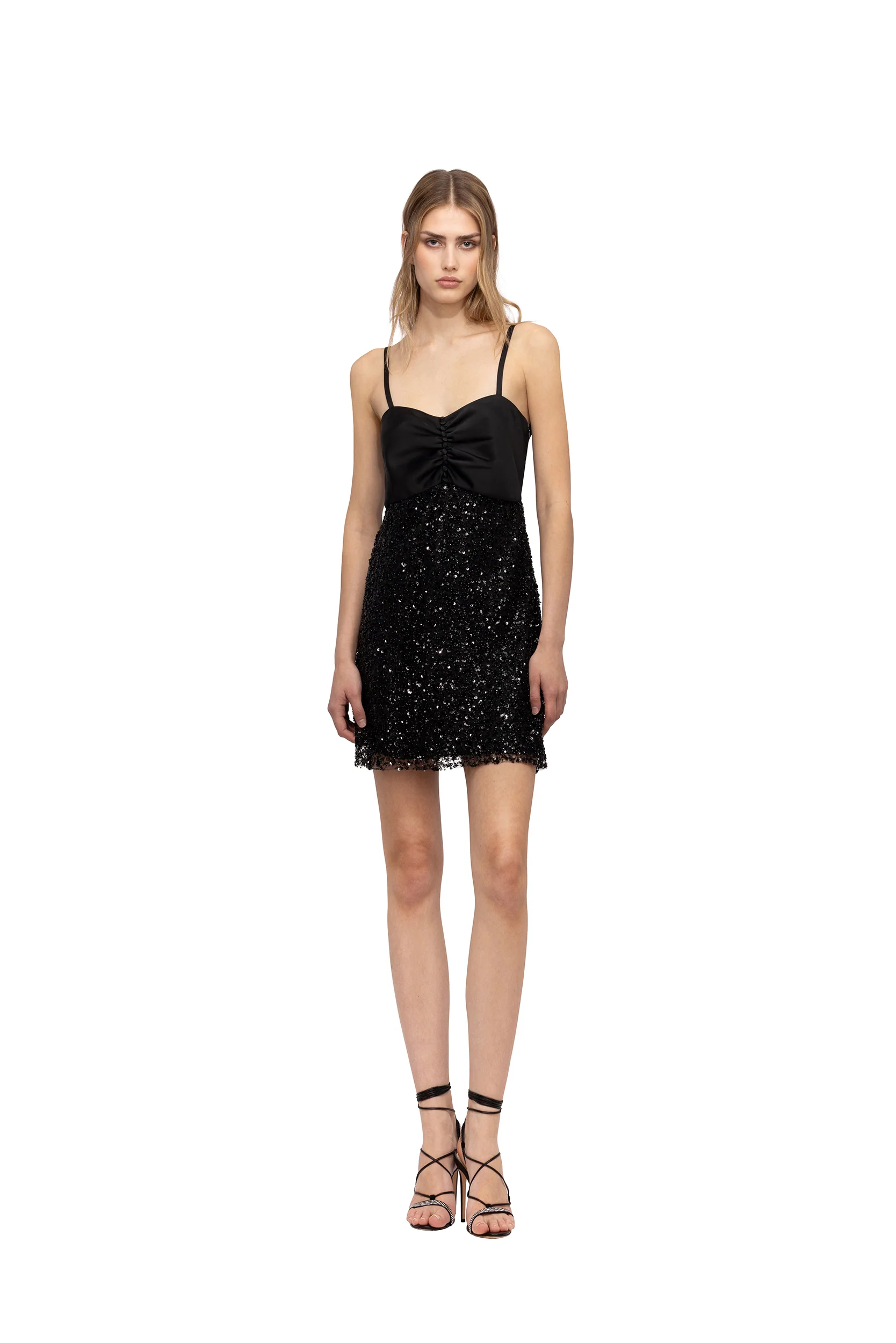 MINI SLIP DRESS WITH BEADS - Image 3