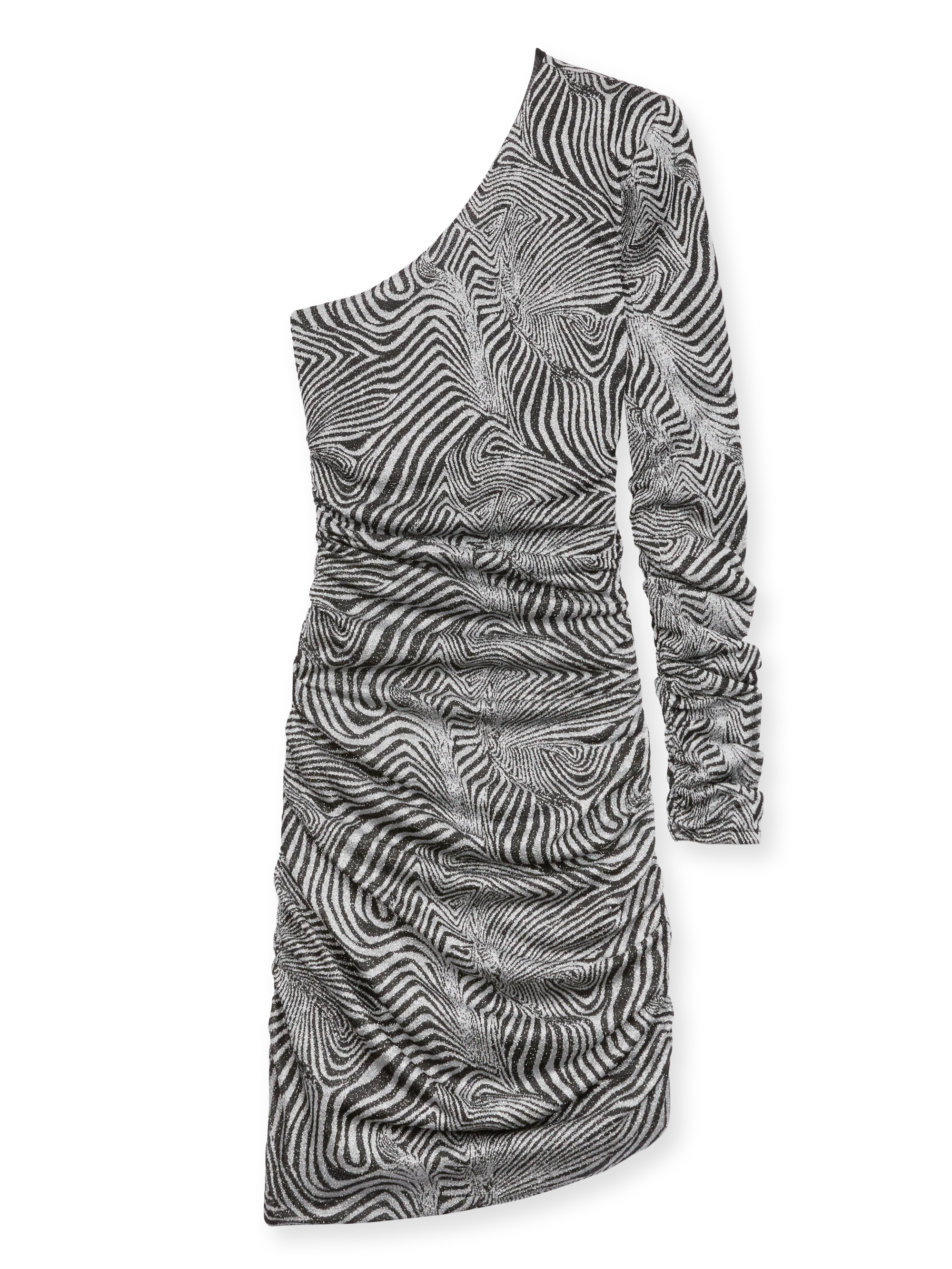 ONE SHOULDER MINI DRESS - Image 4