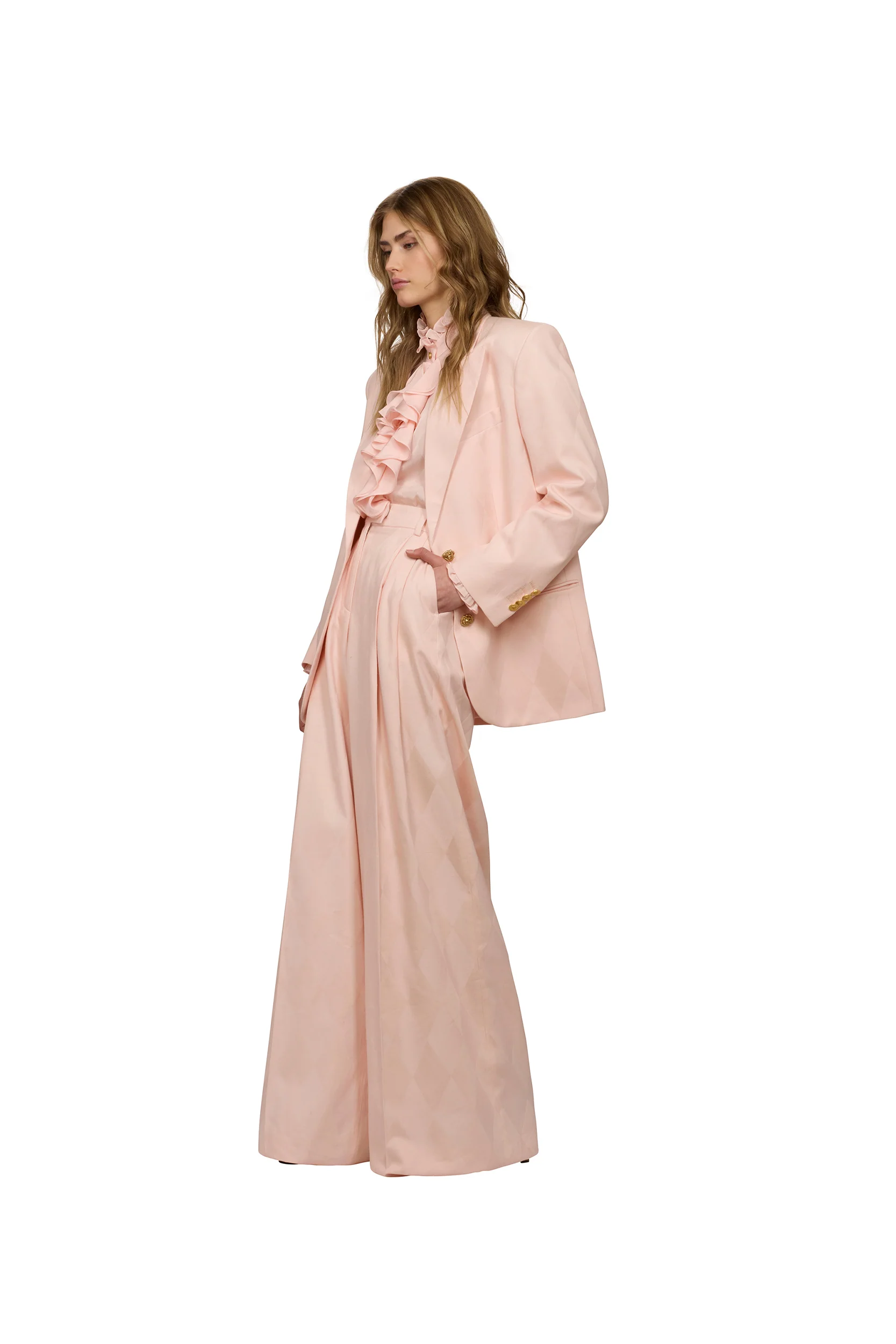 PINK WIDE TROUSER - Image 3