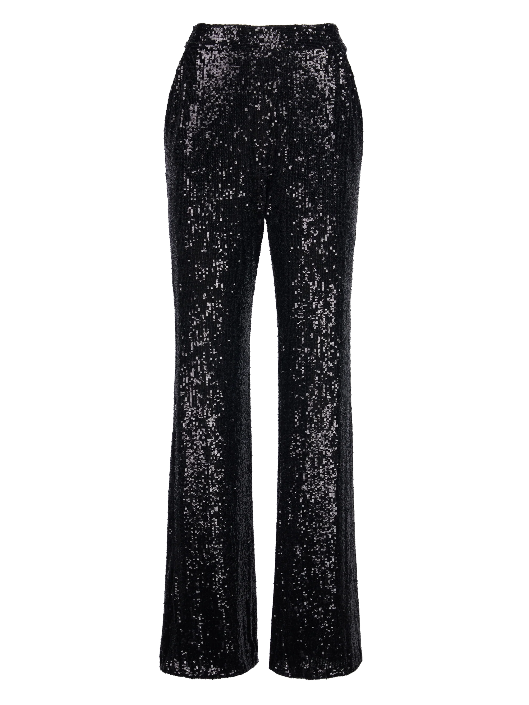 SEQUINS FLARE TROUSERS - Image 3