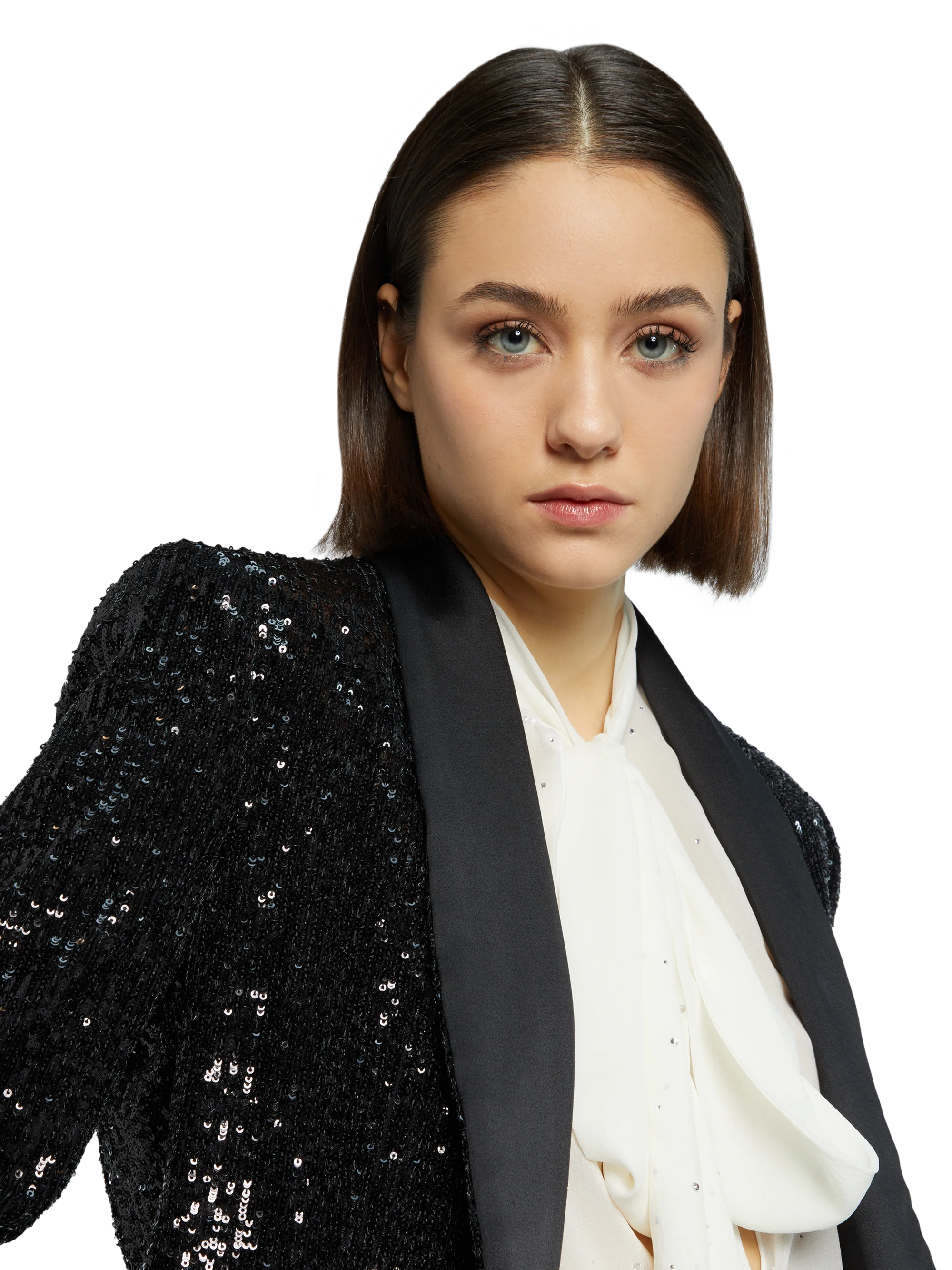 SEQUINS SMOKING BLAZER - Image 2