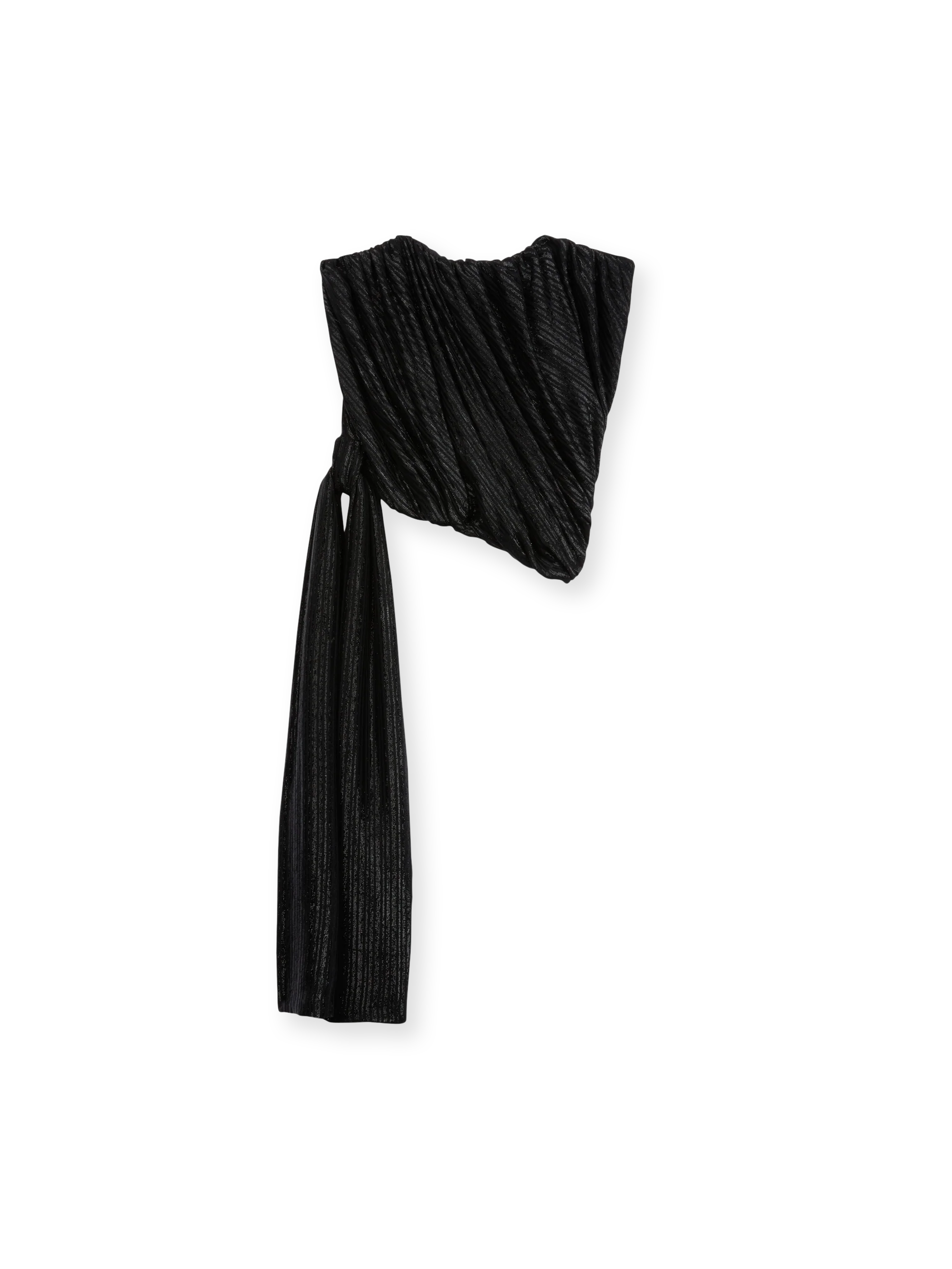 Silk bustier with bow - Image 5
