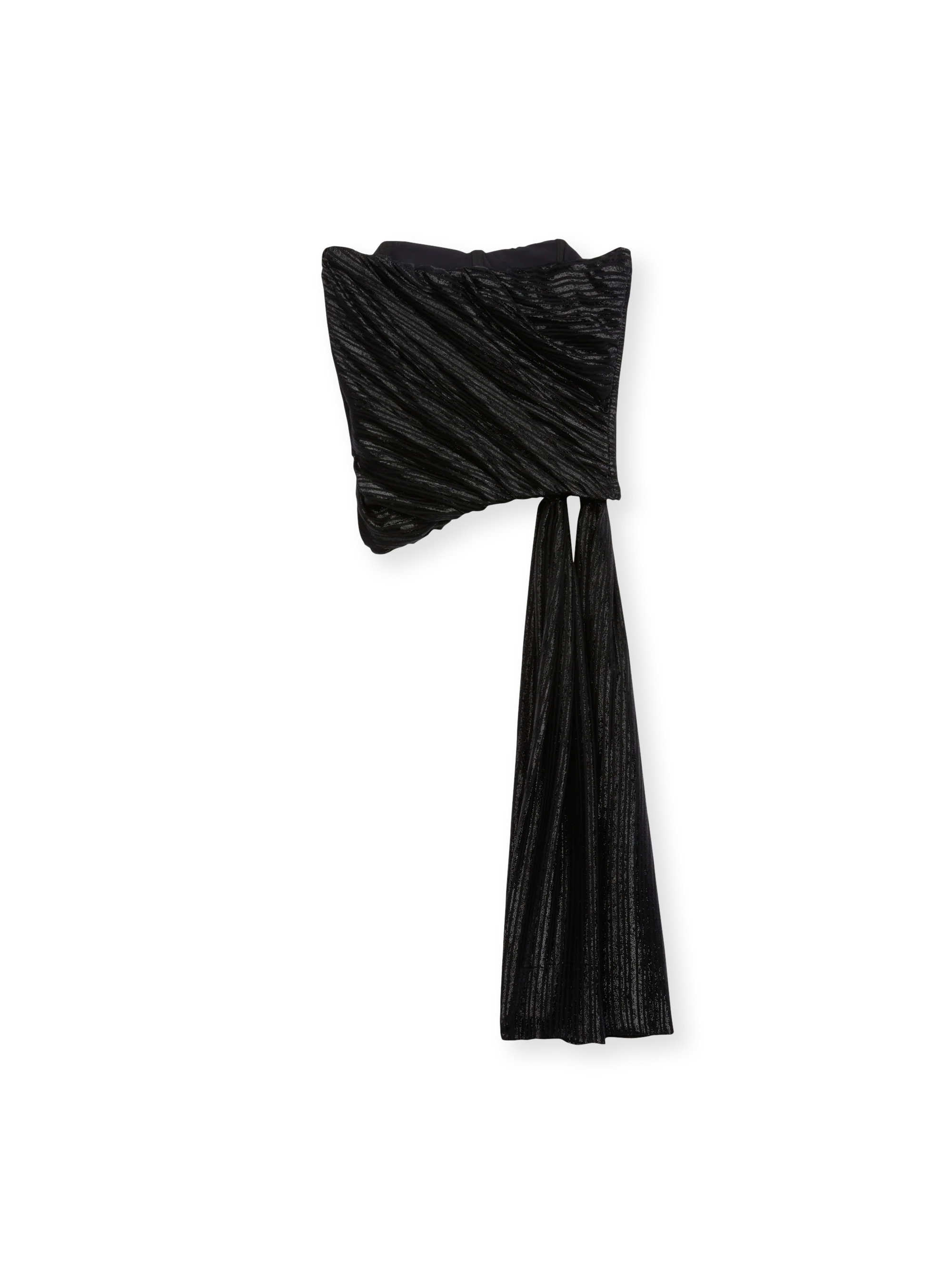 Silk bustier with bow - Image 6