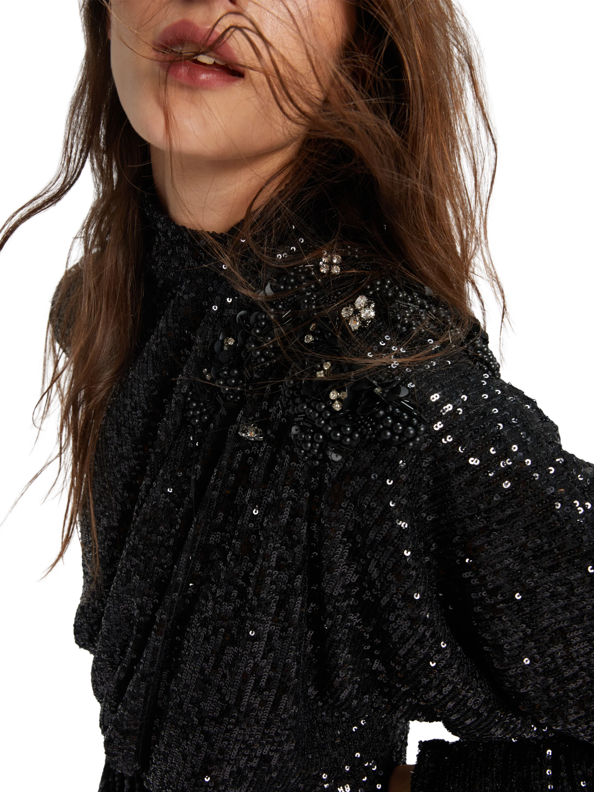 TURTLE-NECK MINI DRESS - Image 2