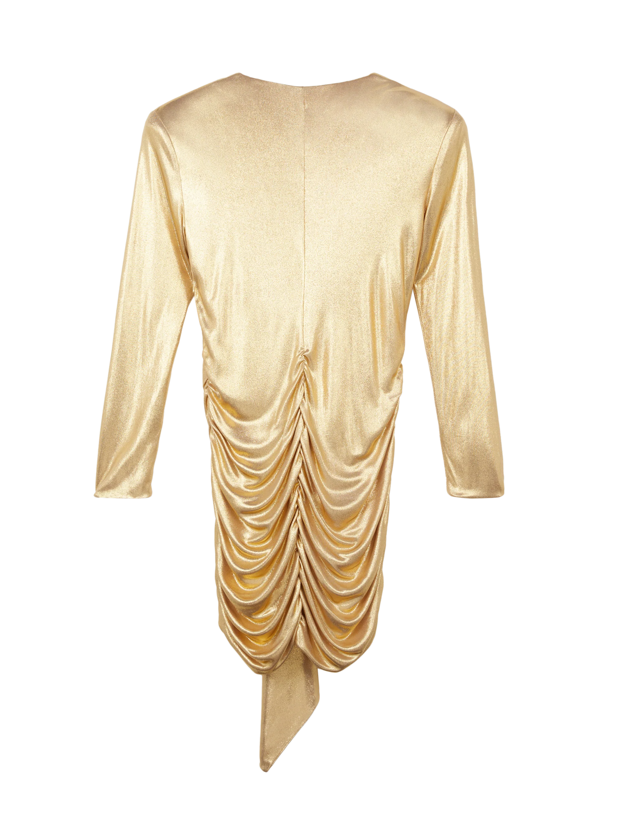 V DEEP NECK  MINI DRESS - Image 4