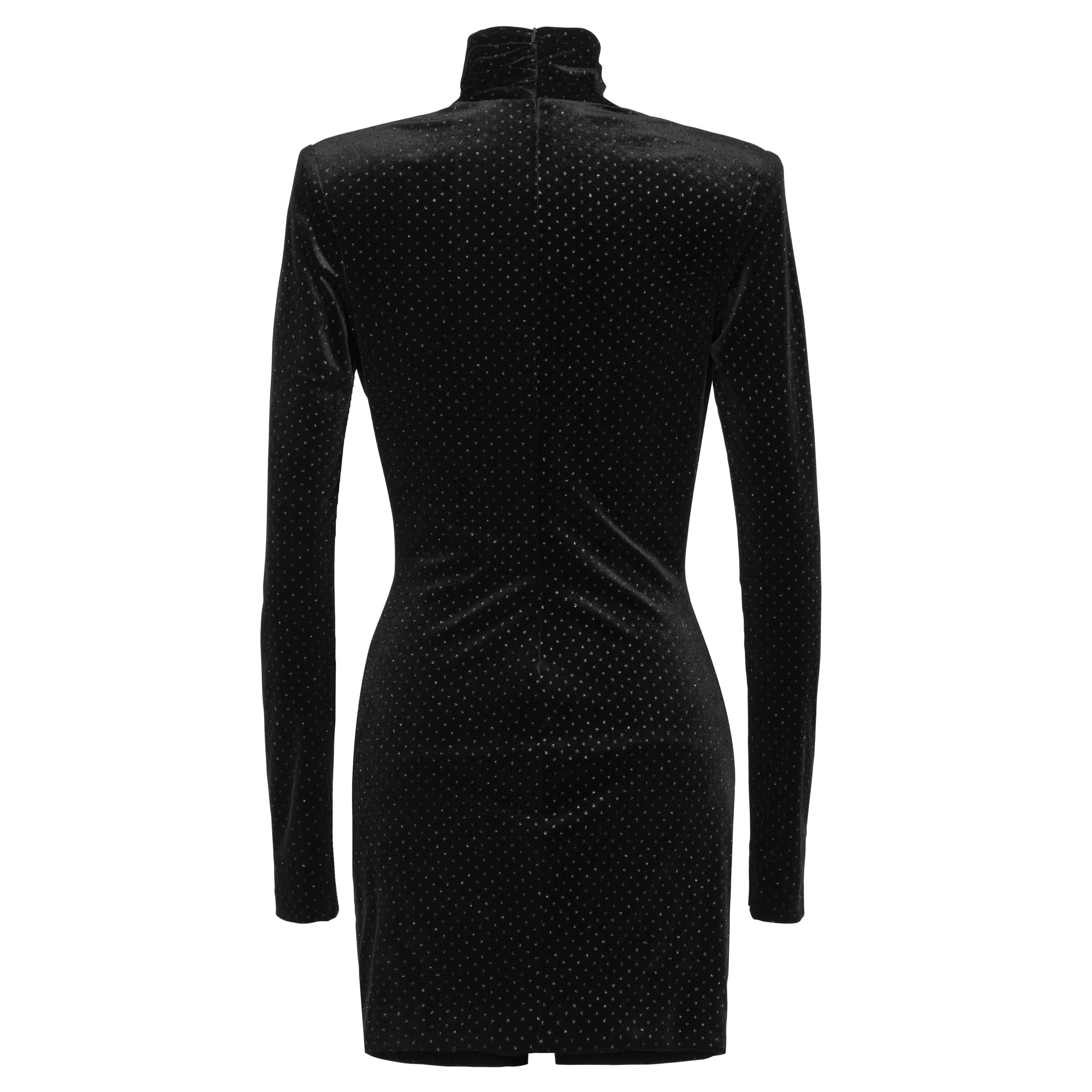 VELVET MINI DRESS - Image 6